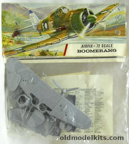 Airfix 1/72 CA-13 Boomerang Australian Fighter - Bagged T3 Issue, 121 plastic model kit